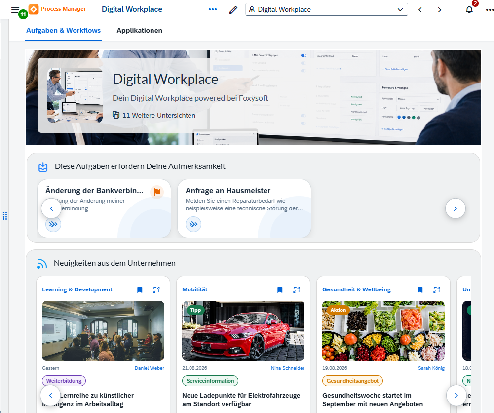 Process Manager Digital Workplace